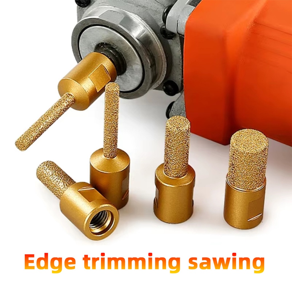 6/10/15mm mata gerinda bevel pinggul Batu/keramik/marmer/granit/kaca/beton dll roda gerinda berlian 