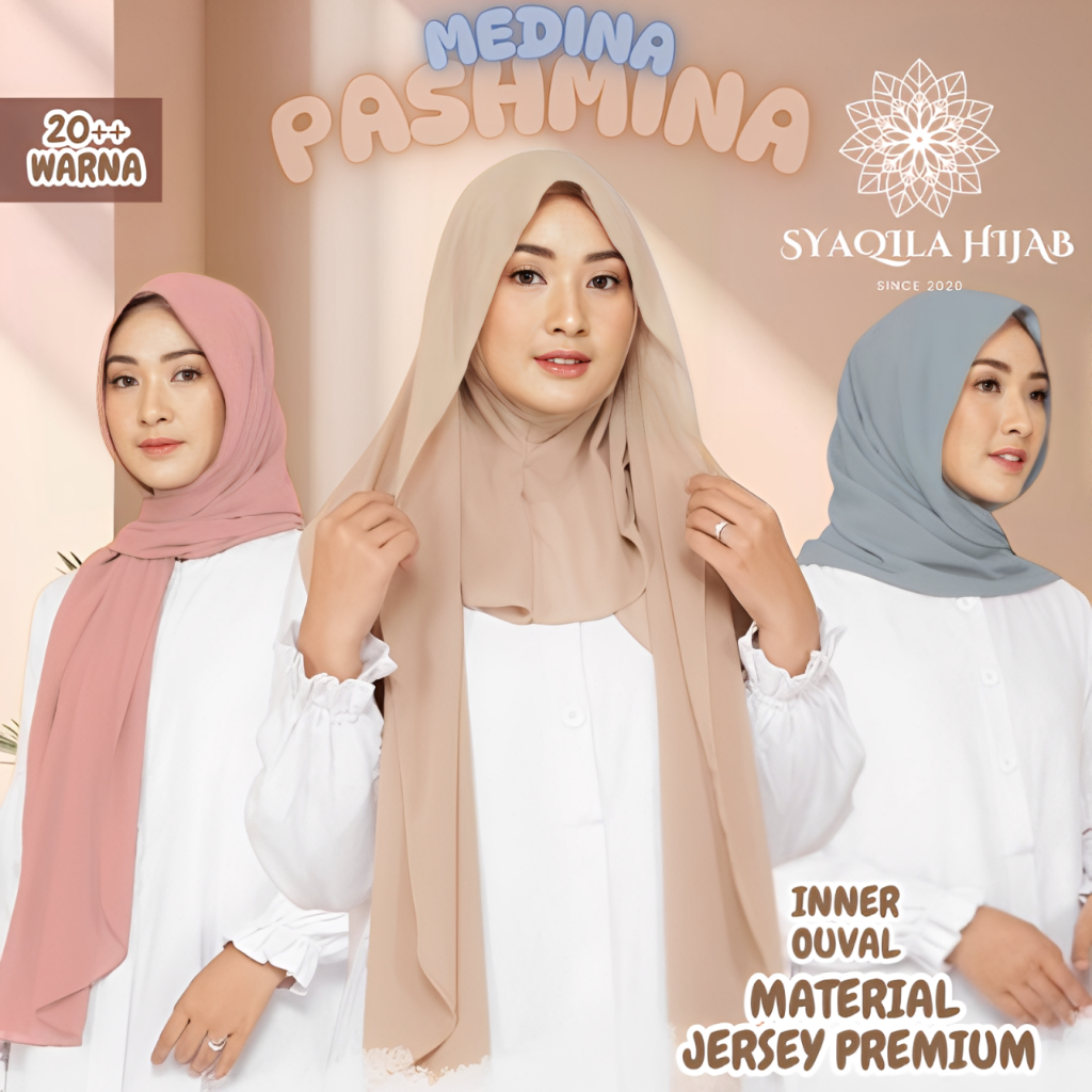 Pashmina Inner Premium Pashmina Instan Inner Dubai Shawl Pashmina Kaos Jersey Oval Pashmina 2in1 Inn