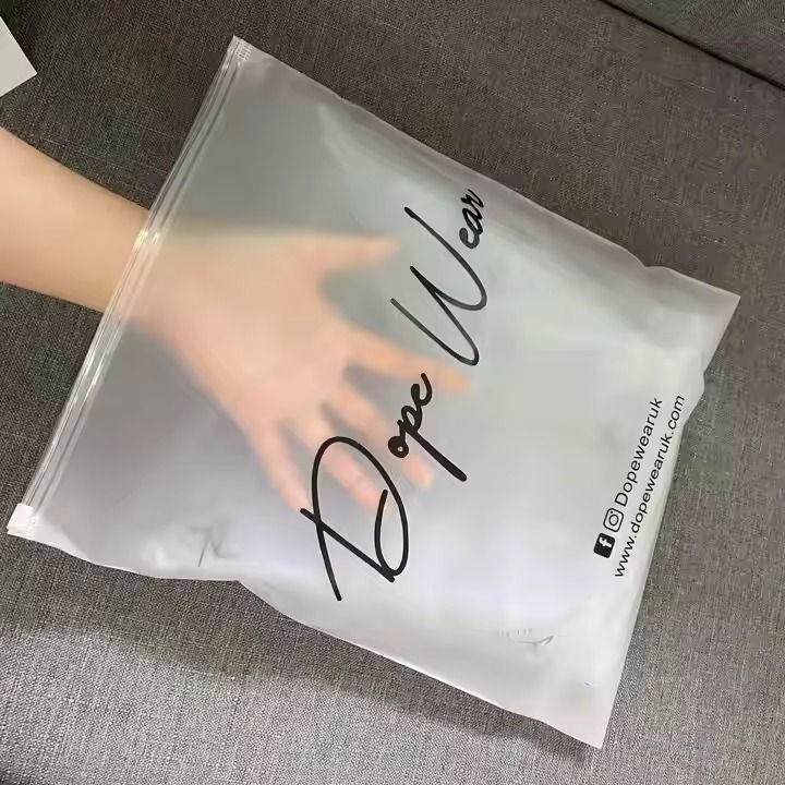 

30x40cm Custom Zipplock Premium Plastik Zipper Bag Plastik Kemasan Baju Plastik Packaging Sablon