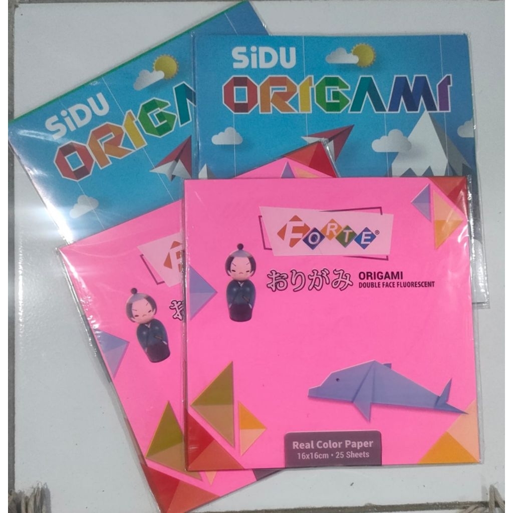 

(60gr) 1pak kertas lipat origami sidu