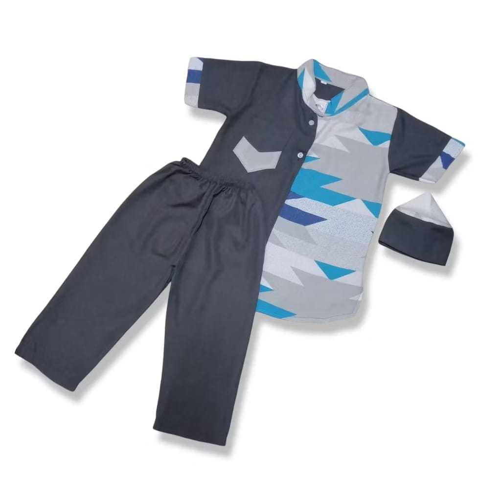 Baju Koko Anak - Setelan Koko Turki Anak Kombinasi 1 - 8 Thn