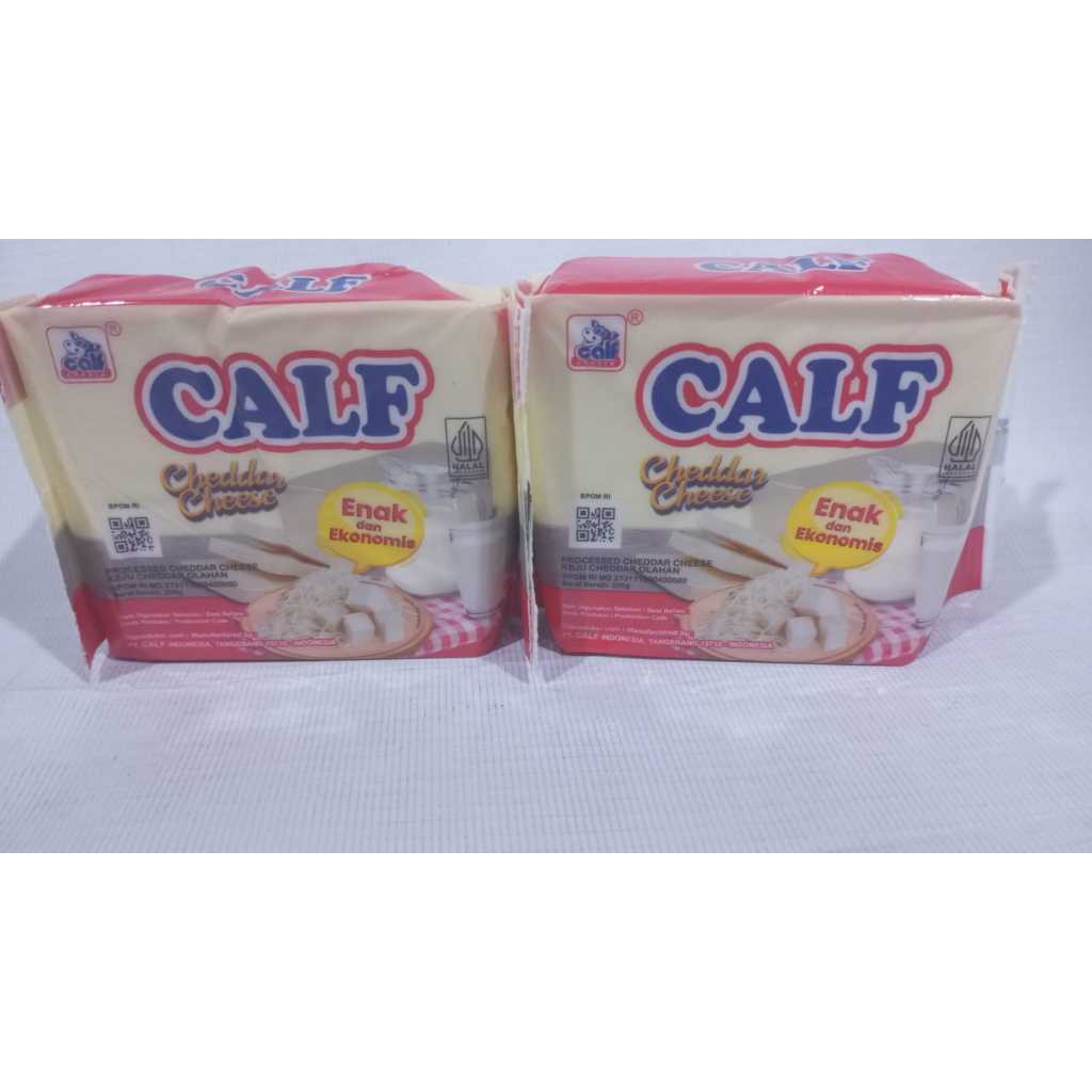 

Keju Calf Cheddar per 200 gram
