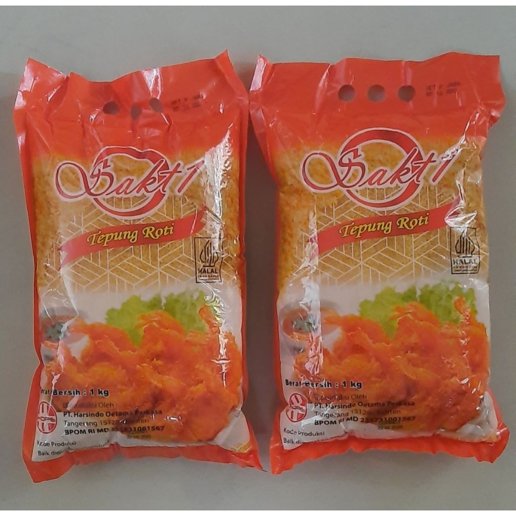 

TEPUNG ROTI SAKTI KEMASAN 1KG (2pcs lebih murah)