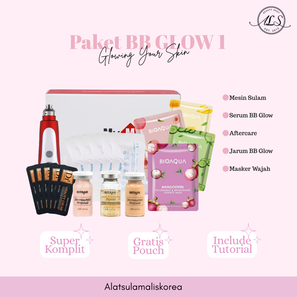Paket BBGLOW komplit 1 mesin MYM