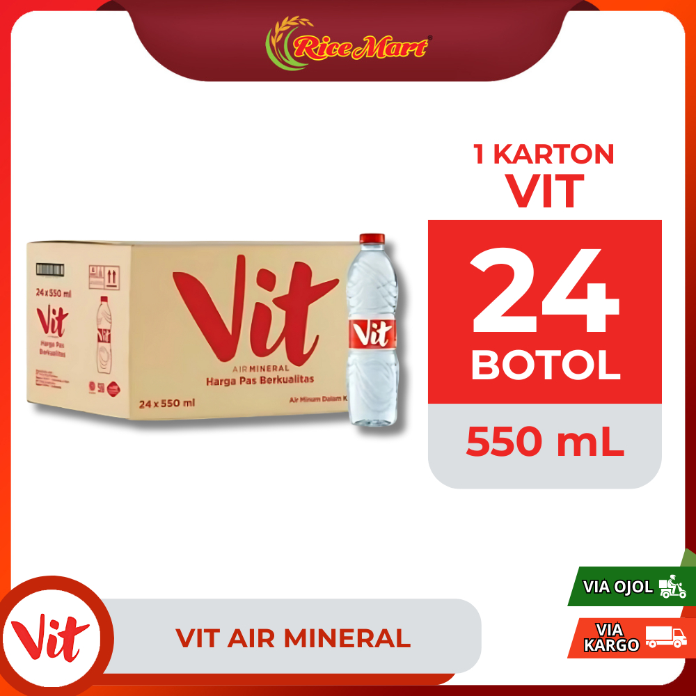

[KARGO] VIT Air Mineral 550ml Bottles x 24 per Carton