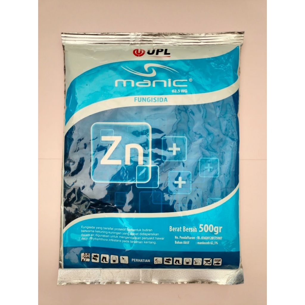 FUNGISIDA MANIC 500 GR bahan aktif mancozeb dan zinc