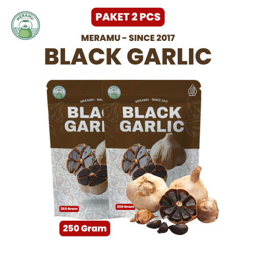 

Meramu - Black Garlic 250gram Dapet 2pcs