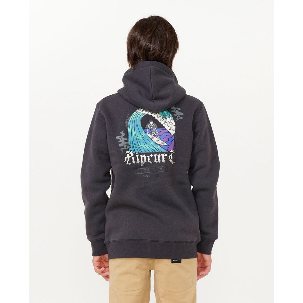 hoodie anak ripcurl shred till zip thru fleece boy original