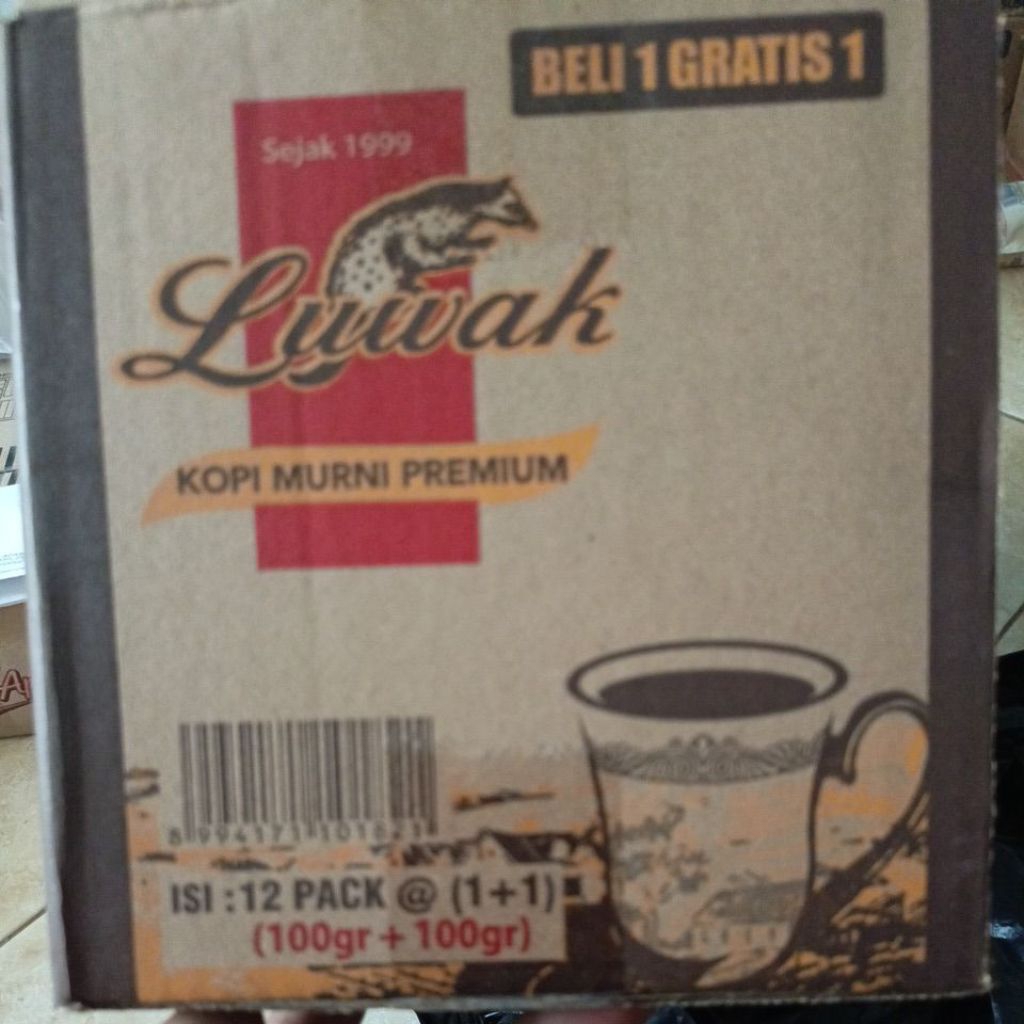 

Kopi Luwak premium 1 karton