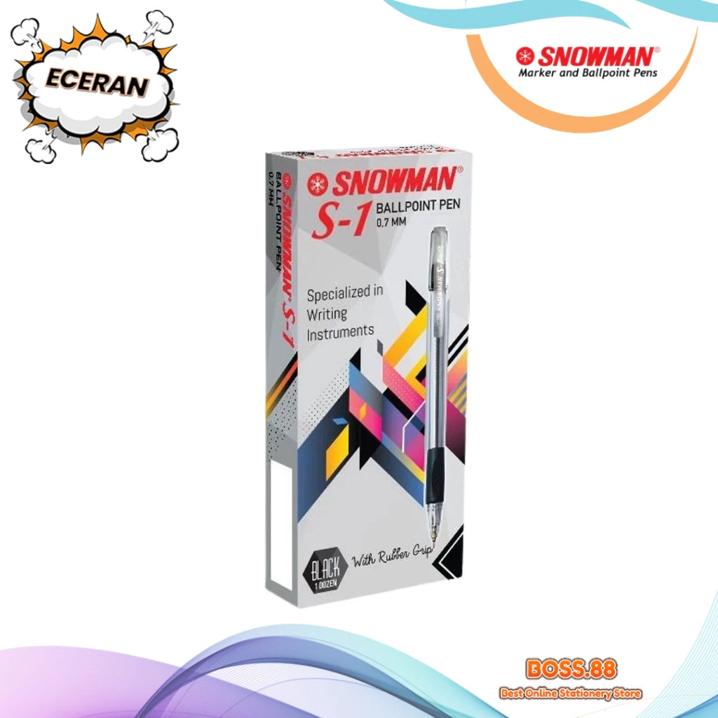 

BALLPOINT ECERAN SNOWMAN S-1 (3 PCS)