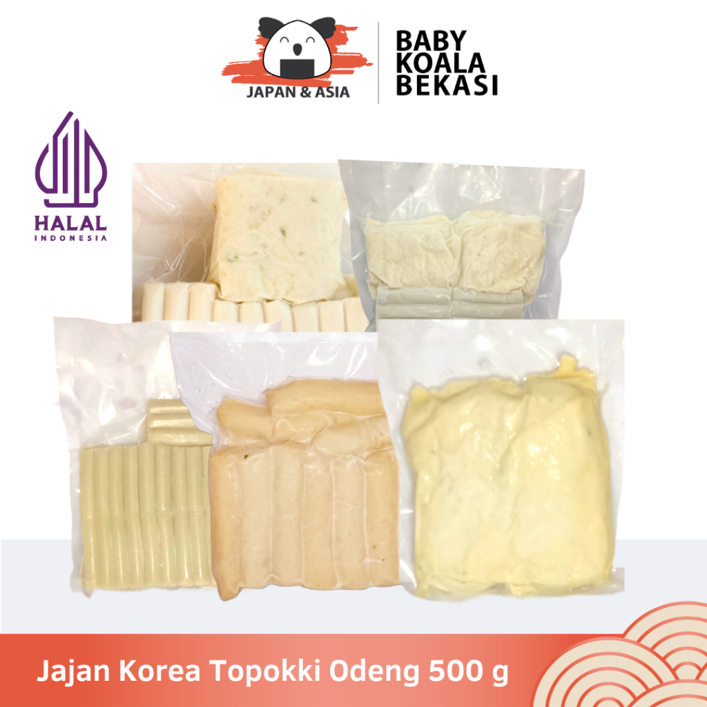 

JAJAN KOREA Topokki & Odeng 500 g Halal | Paket Hana Du Hotbar -BKB