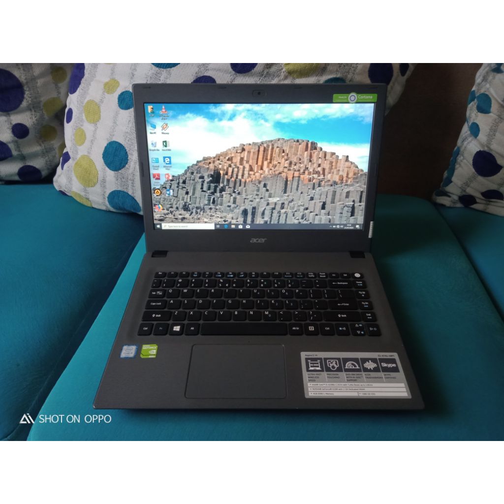 LAPTOP ACER E5-474G CORE I5 RAM 8GB SSD 240GB VGA NVIDIA 2GB 14INCH