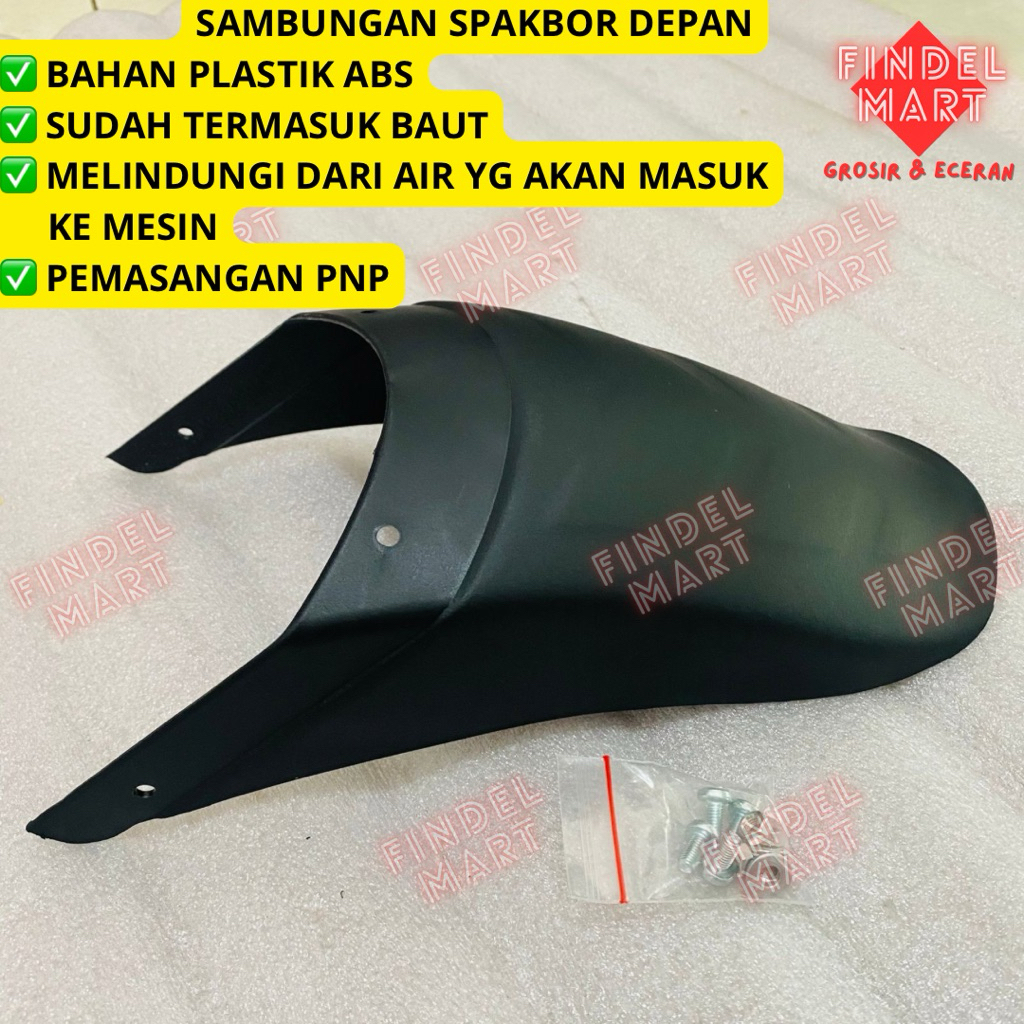 SAMBUNGAN SPAKBOR DEPAN YAMAHA AEROX MUDFLAP AEROX MUD FLAP AEROX SAMBUNGAN SPAKBOR YAMAHA AEROX SAM