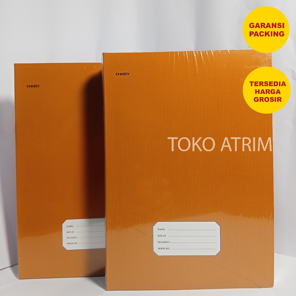 

Buku Boxy OKEY Sampul Coklat/ Buku Cover Coklat OKEY Isi 40 Lembar | 1 Pak isi 10