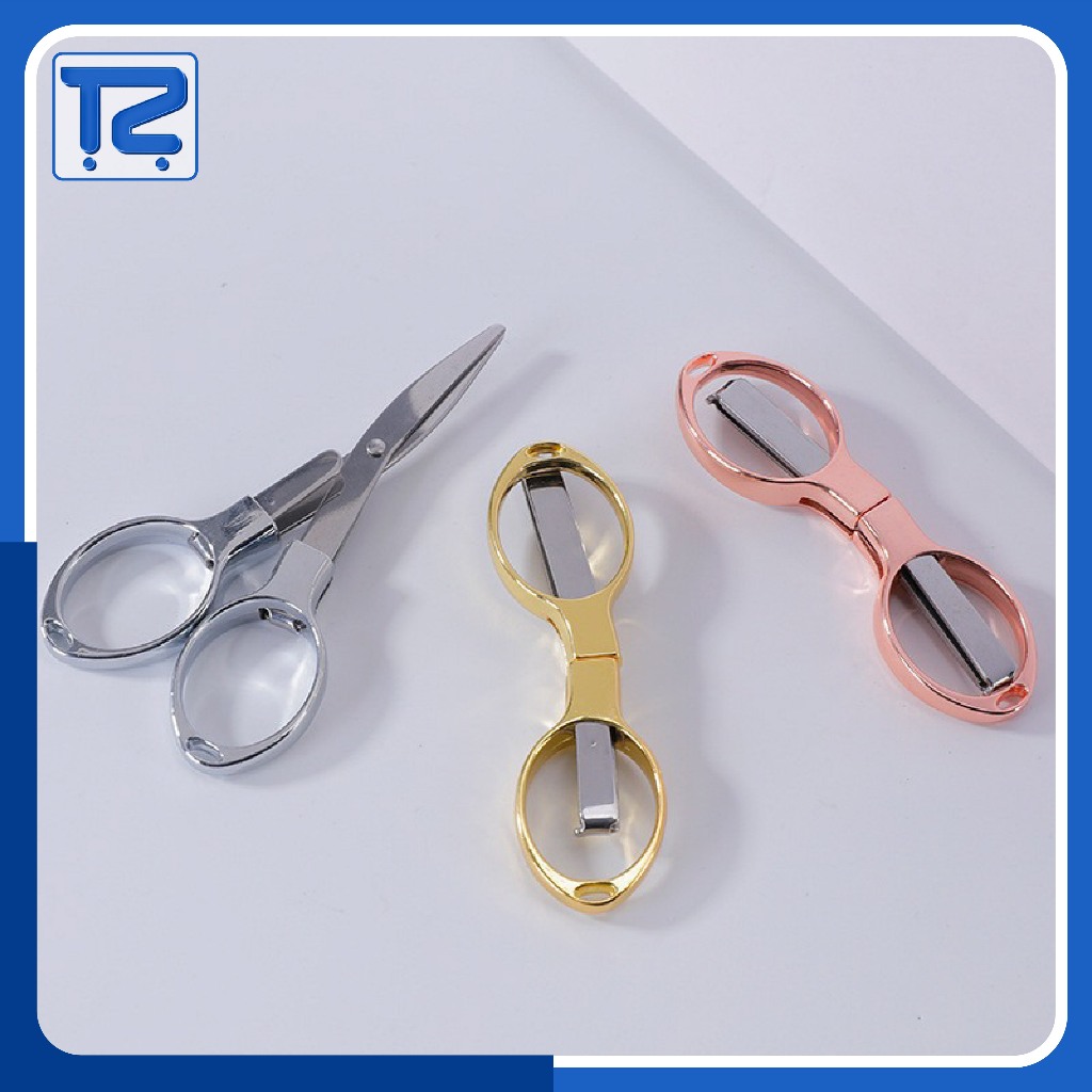 

Gunting Lipat Portable Gunting Kertas Mini Travel Scissors Folding Multifungsi ATK3006