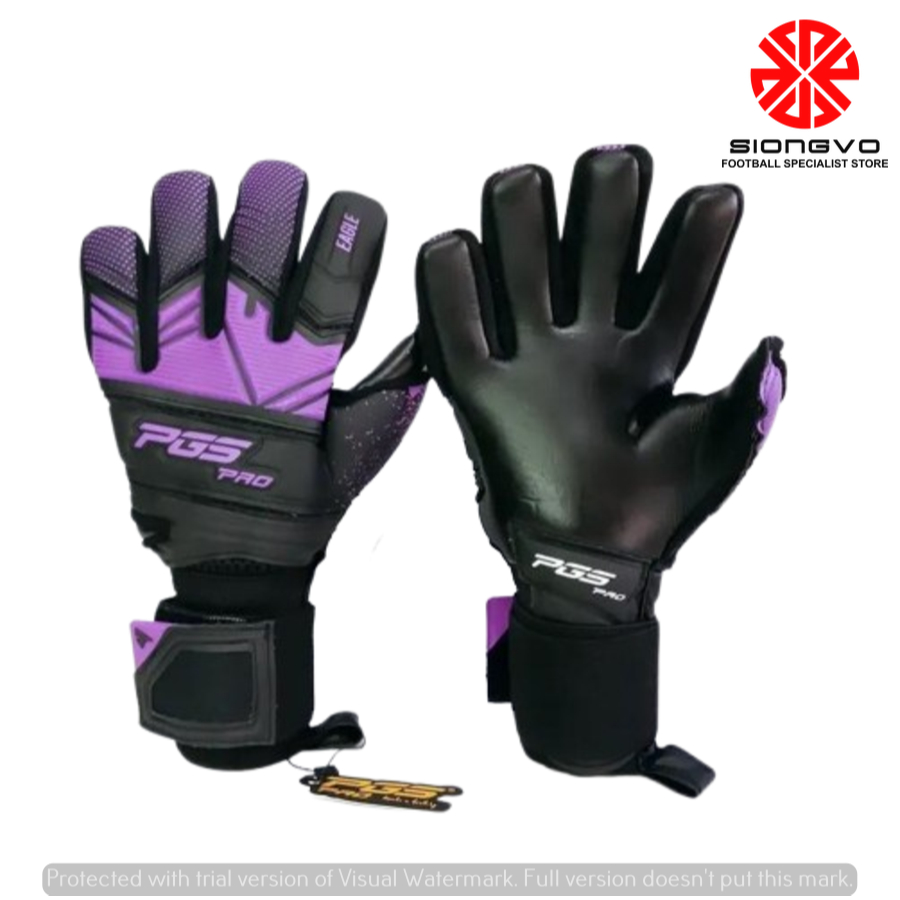 SARUNG TANGAN KIPER - PGS EAGLE SERIES BLACK/PURPLE PGS0725001