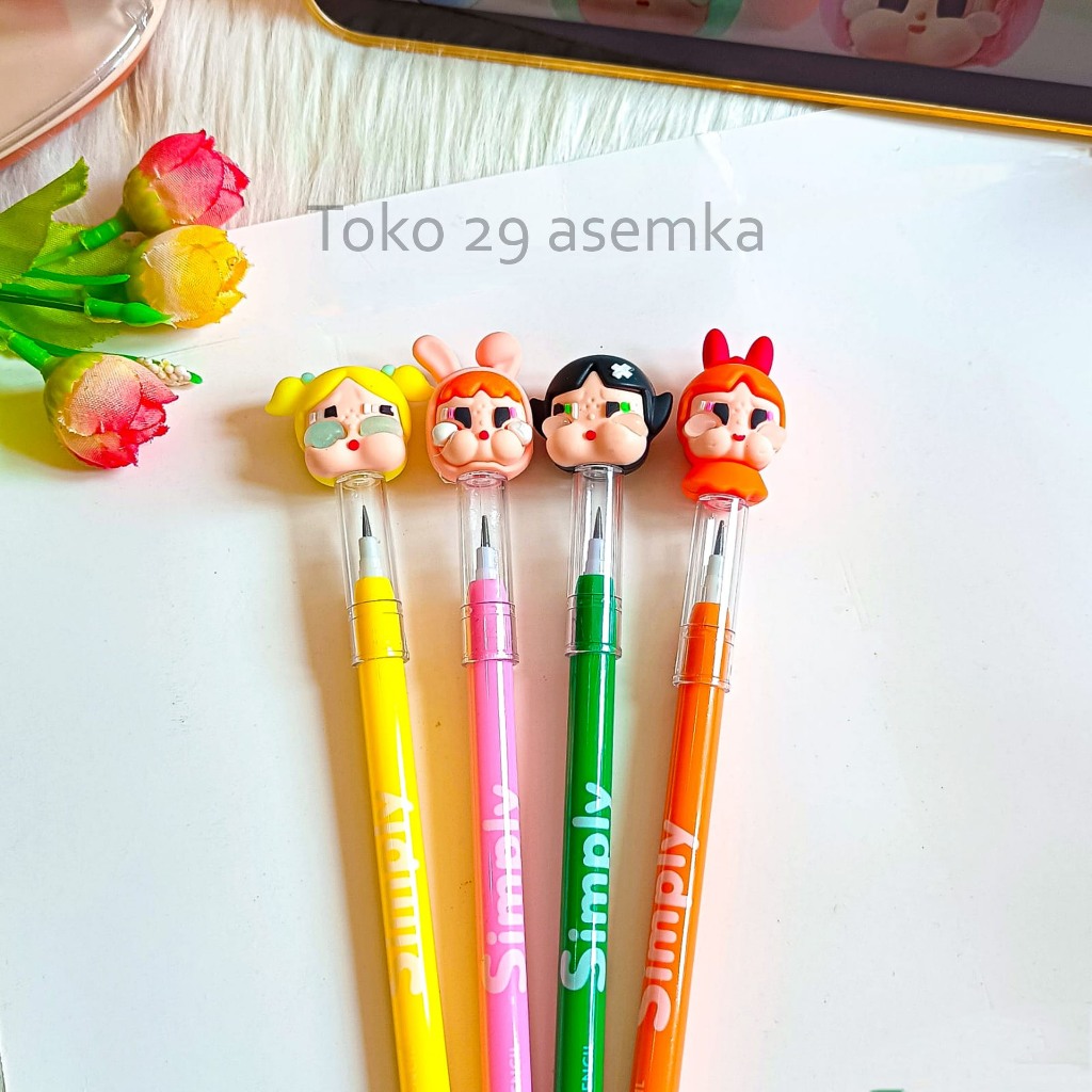 

PENSIL SUSUN CRY BABY BENSIA PELURU REFILL BISA ISI ULANG KARAKTER UNIK PENCIL ALAT TULIS SEKOLAH