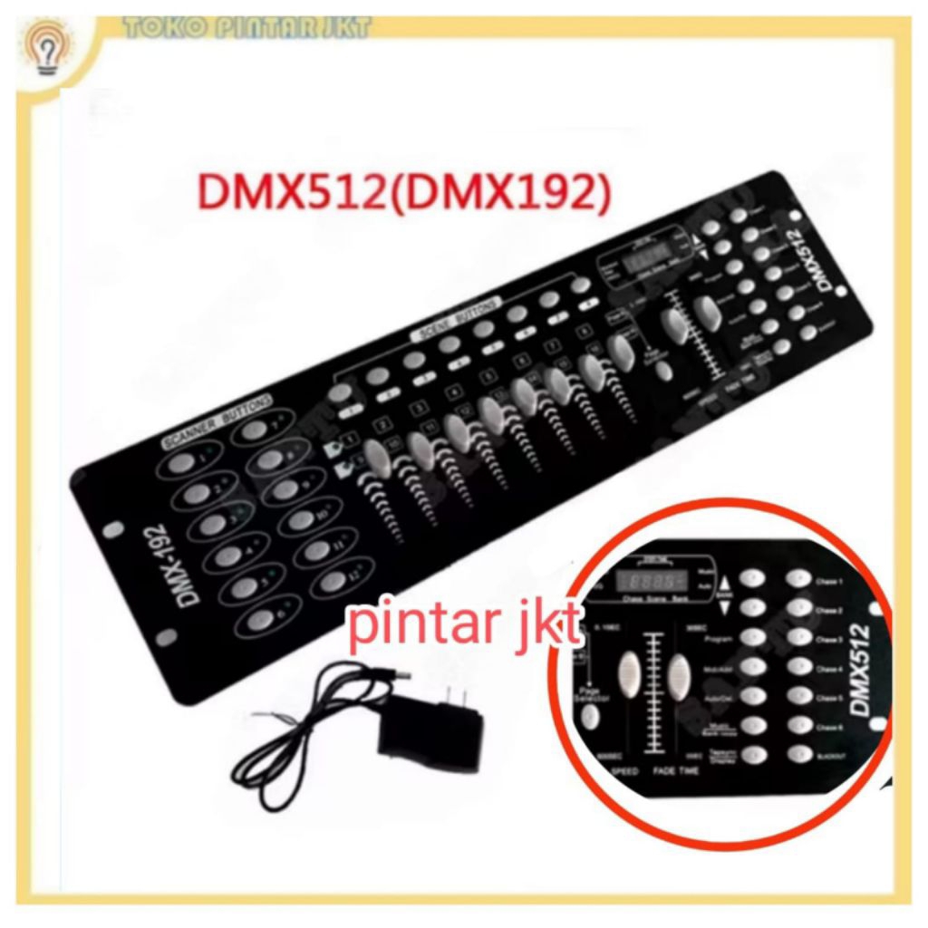MIXER LIGHTING DMX512 / 192 CONTROL LAMPU PANGGUNG LED LIGHT REDSUN