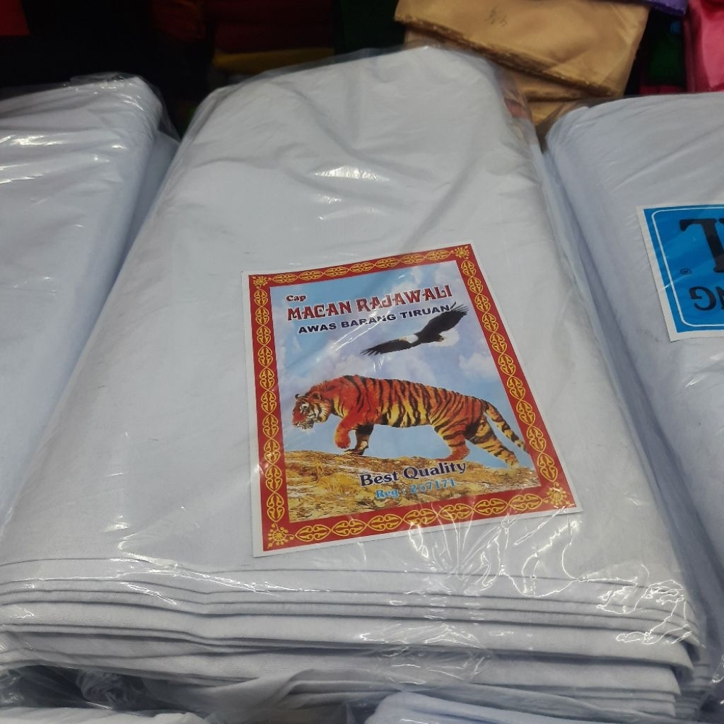 Kain kafan mori liong cap Macan / kain kafan 1 roll lebar 115 cm