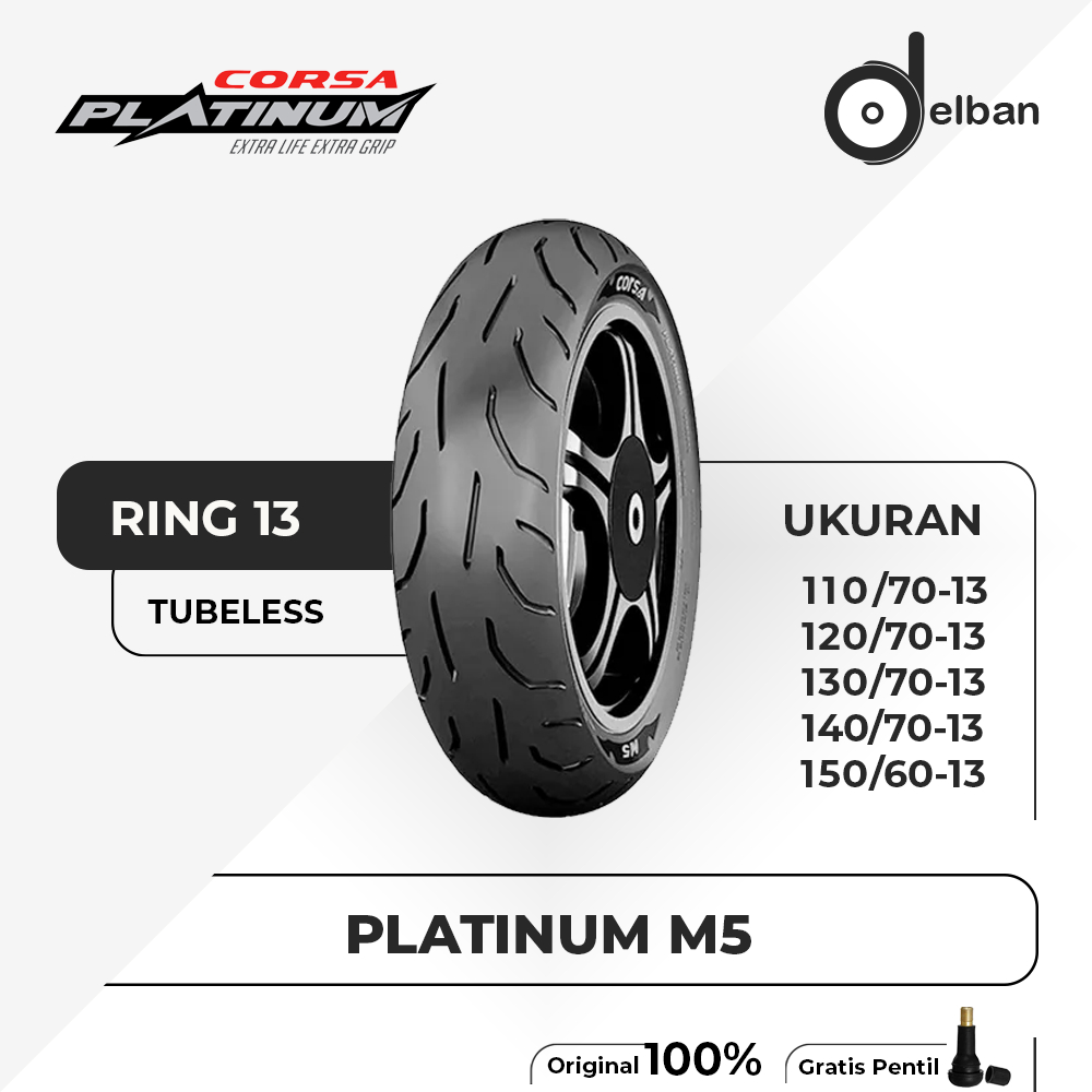 BAN MOTOR NMAX TUBELESS CORSA M5 NMAX PCX ADV