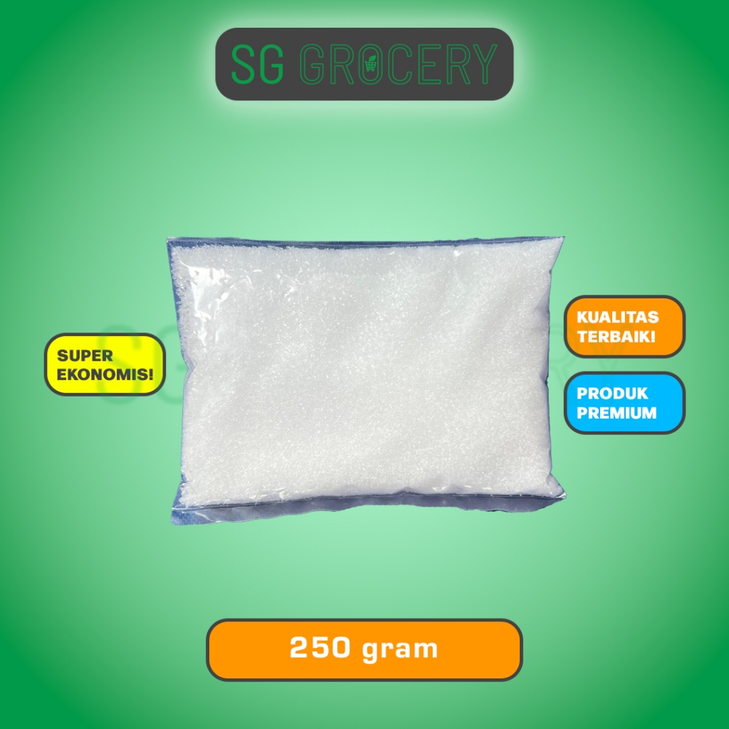 

Garam Meja Premium Repack 250 gram - TERMURAH!