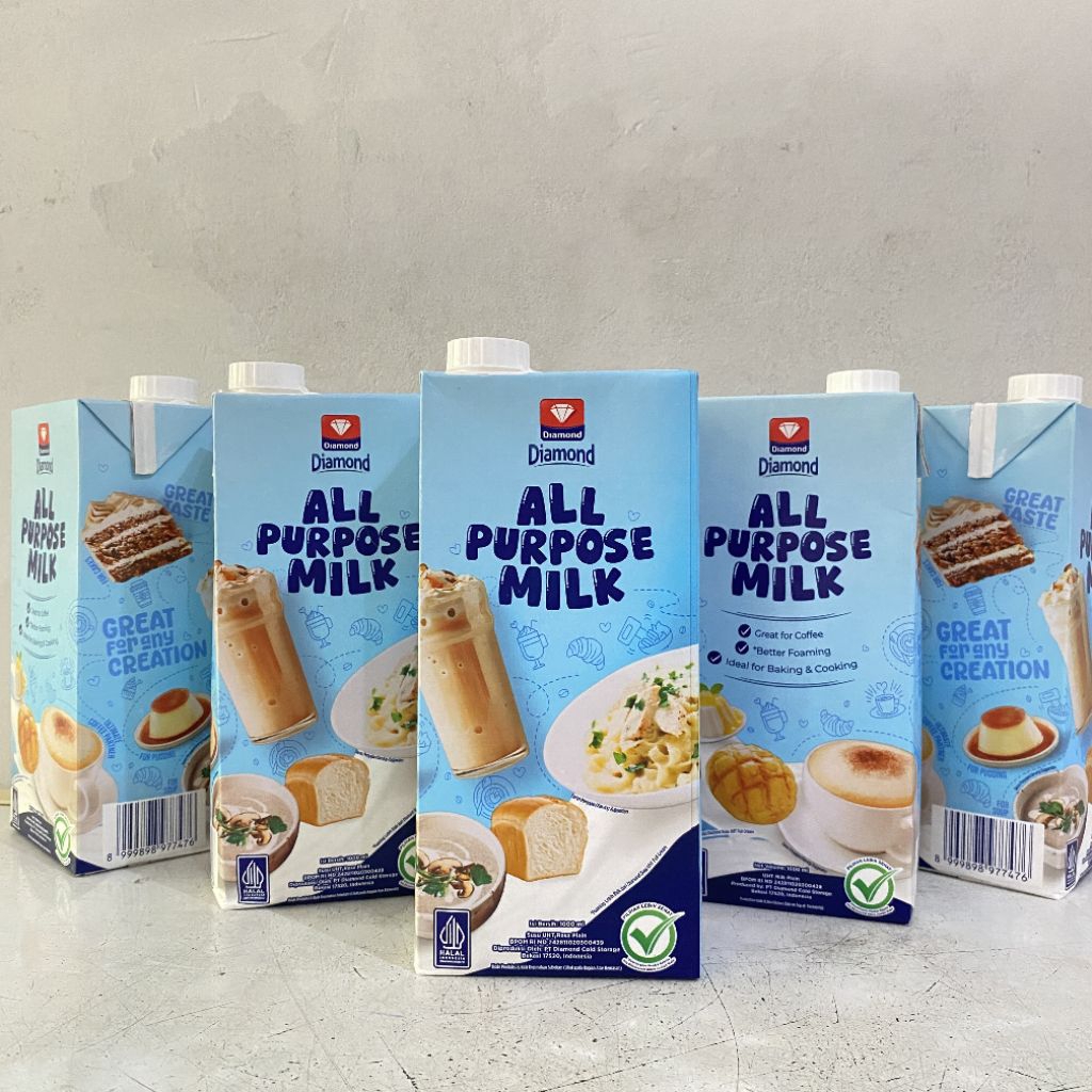 

Diamond all purpose milk 1 liter | susu uht diamond | susu uht rasa plain | uht diamond | susu uht