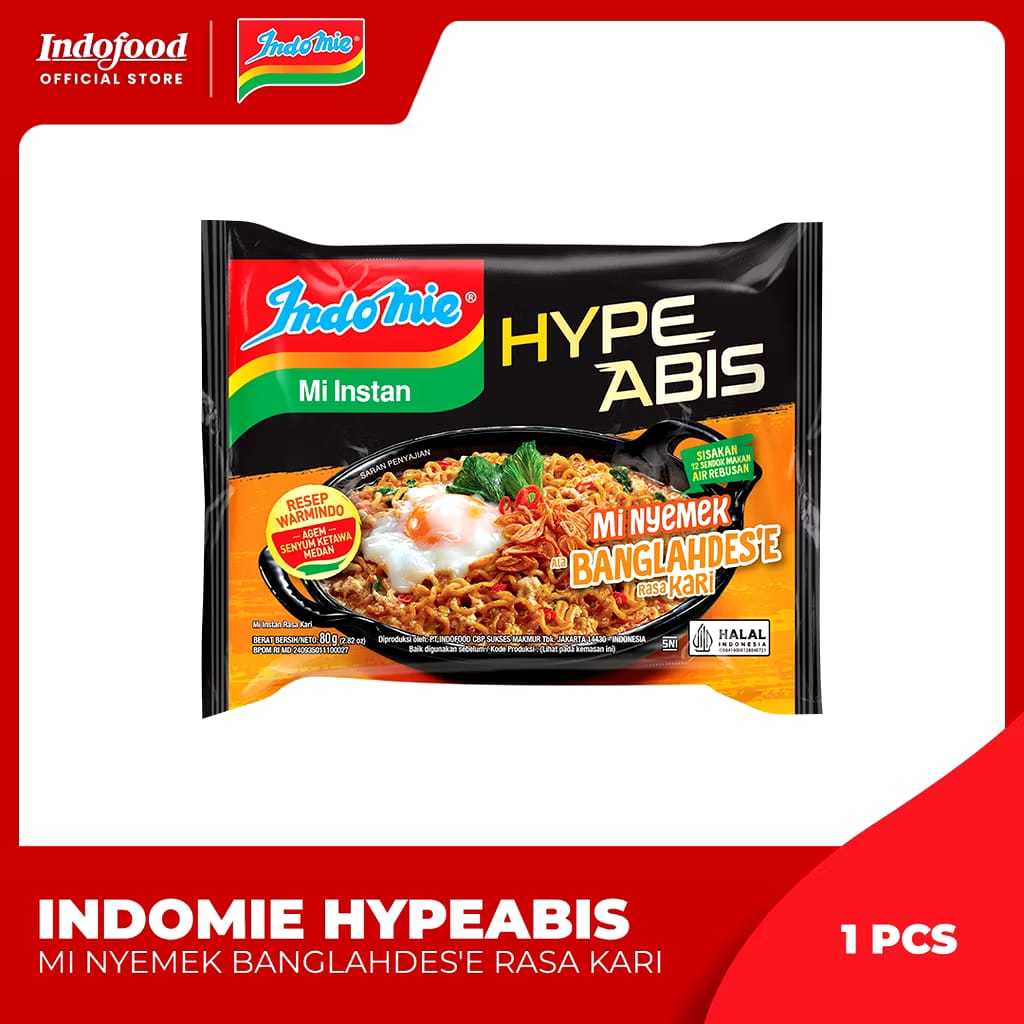 

Mi Nyemek Ala Banglahdese | Isi 1 Bungkus | Indomie