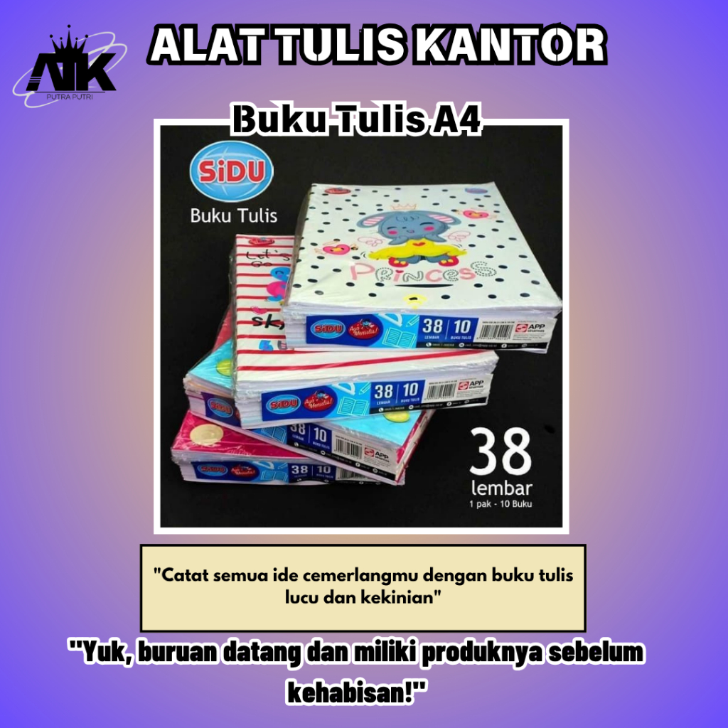 

BUKU SIDU 38 1 PACK (ISI 10) MURAH LANGSUNG KIRIM