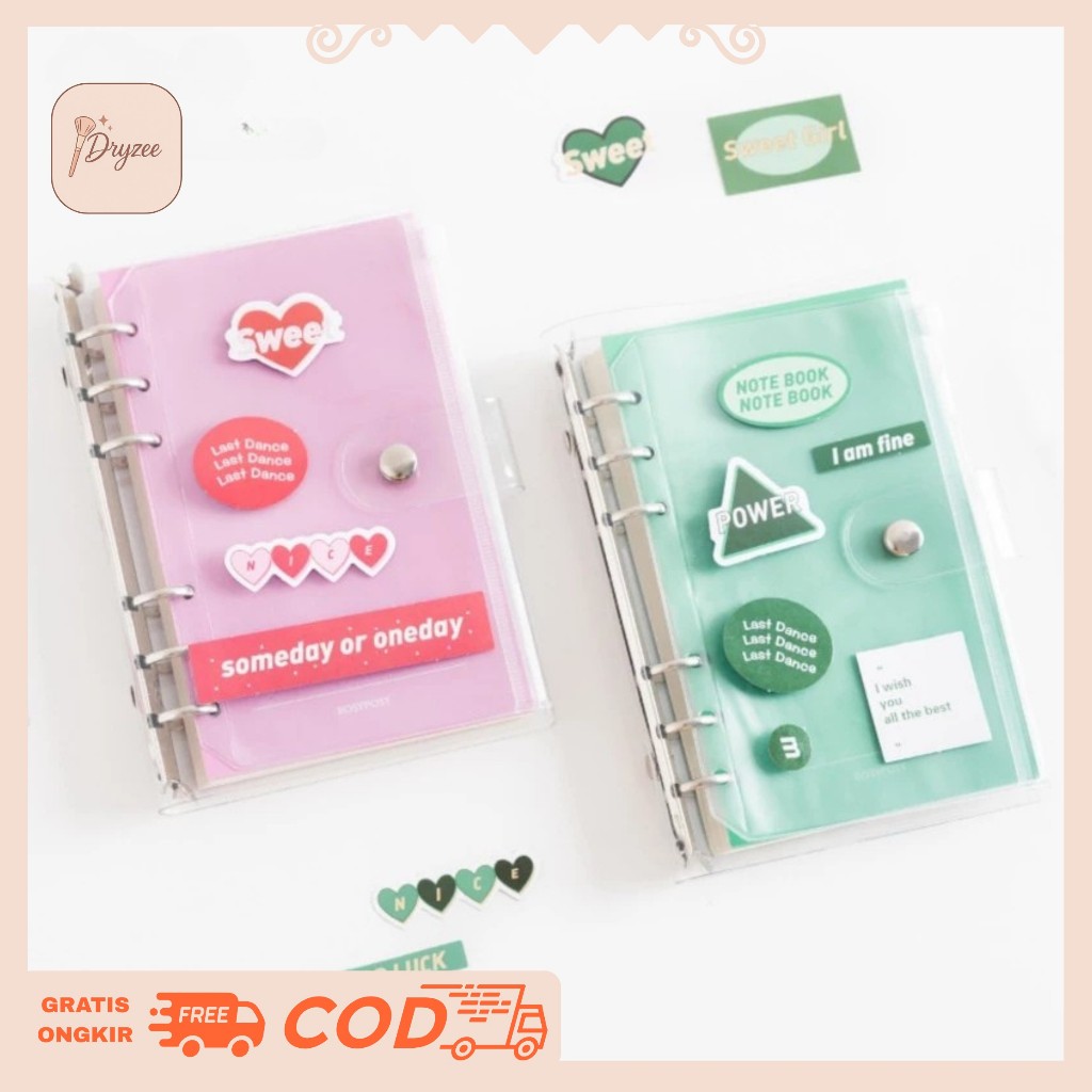 

Buku Binder A6 Jurnal DIY Rosy Posy Colourfull - RP05