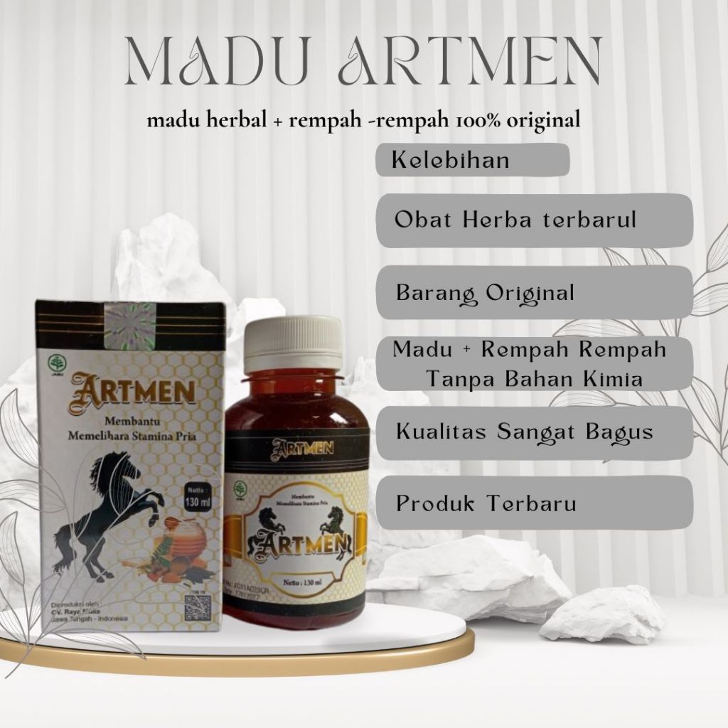 Madu Artmen Madu BPOM Madu Pria Alami Original Madu Herbal Stmina Pria Dewasa Murah Obat Promil Ori