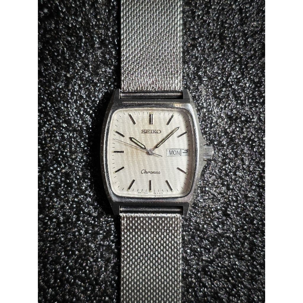 Jam Tangan Quartz Seiko Chronos 5H23-5110 Second Preloved