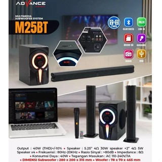 SPEAKER BLUETOOTH PORTABLE ADVANCE M 25 BT