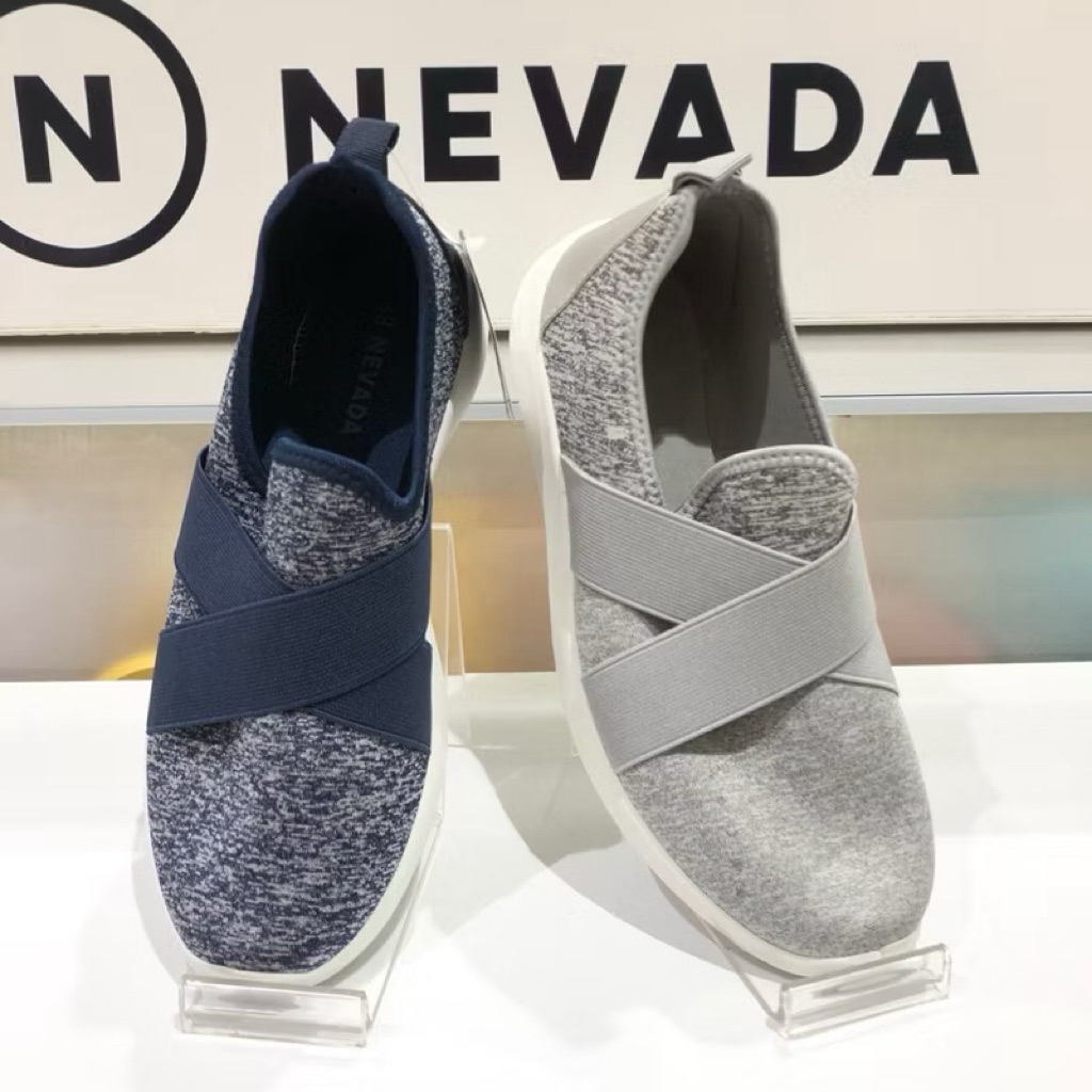 Nevada Sepatu Slip On sneakers original Super Nyaman Wanita comfy Inej03