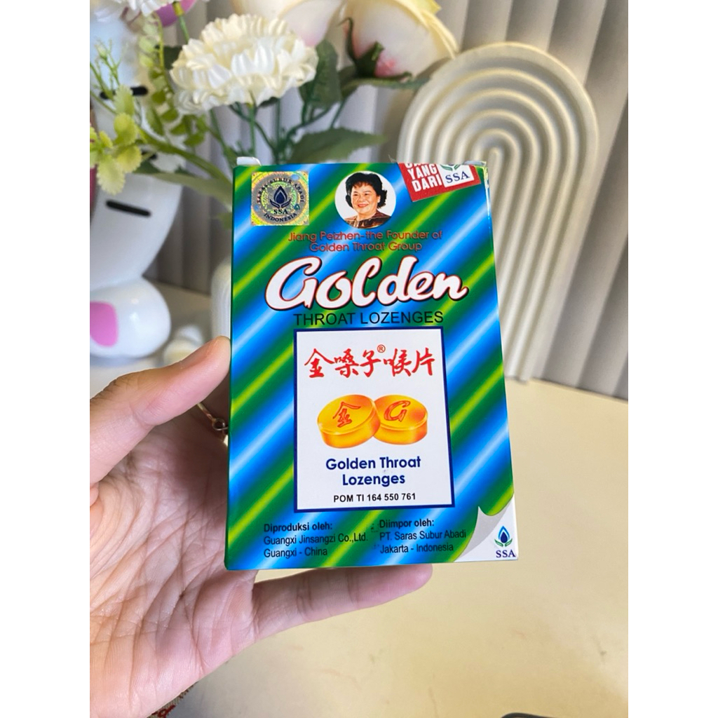 

[PL] Golden Throat Lozenges Permen Pereda Sakit Tenggorokan