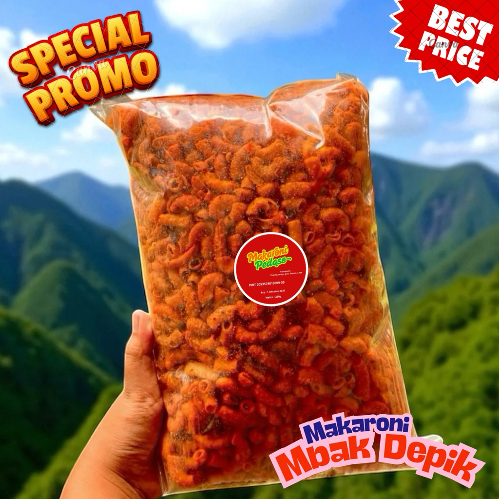

Makaroni Pedas 250g Untuk Teman Santai, Nonton Film, Belajar Online, atau Menemani Ngopi Sore Hari