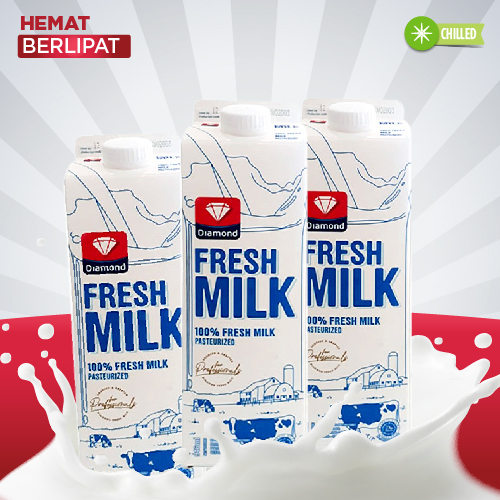 

HEMAT BERLIPAT BELI 3 PCS DIAMOND FRESH MILK PROFESIONAL 946 ML