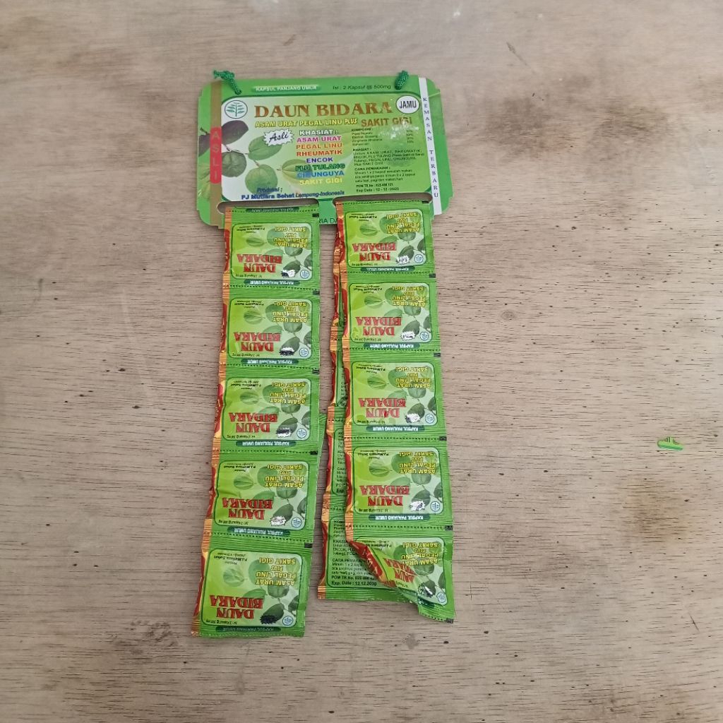 

jamu tradisional daun Bidara isi 20 sachet