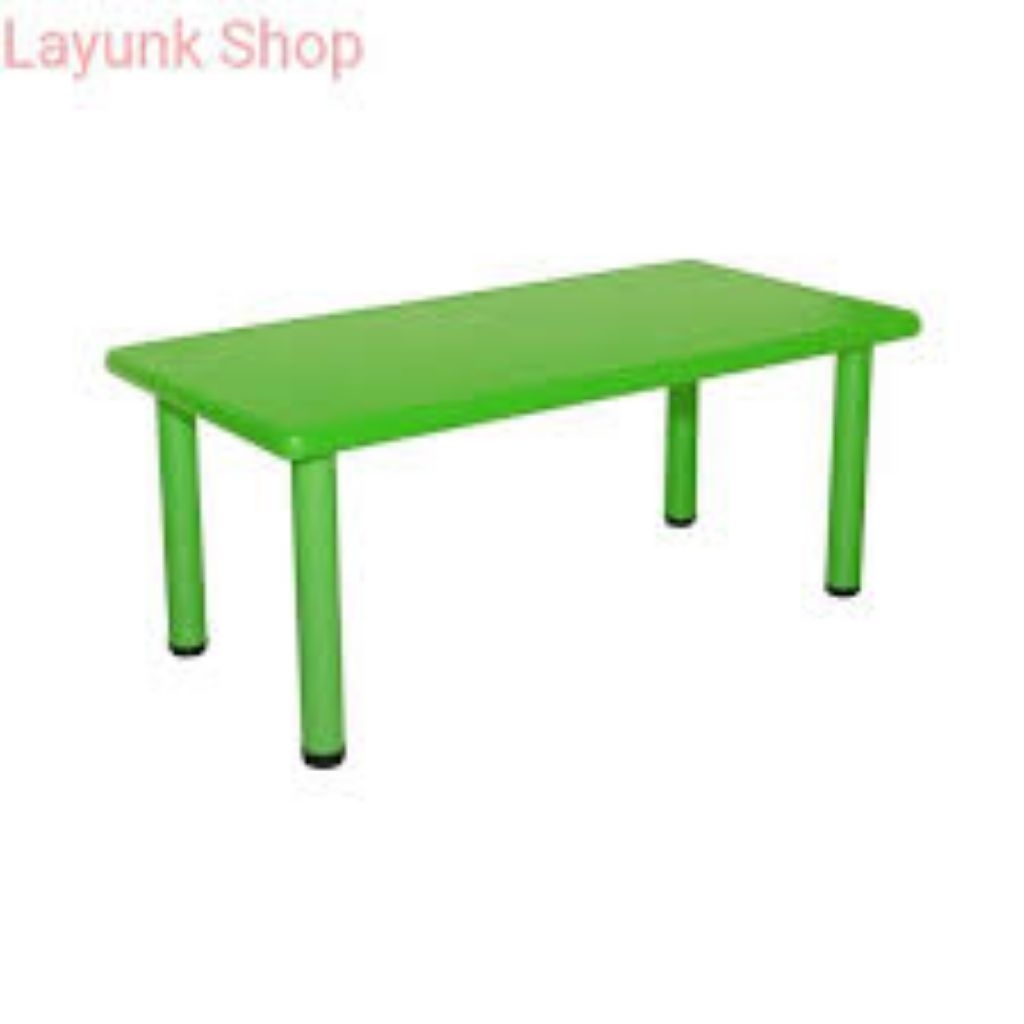 Jual MEJA PLASTIK ANAK PERSEGI PANJANG-YARIS TABLE RECTANGLE GREEN