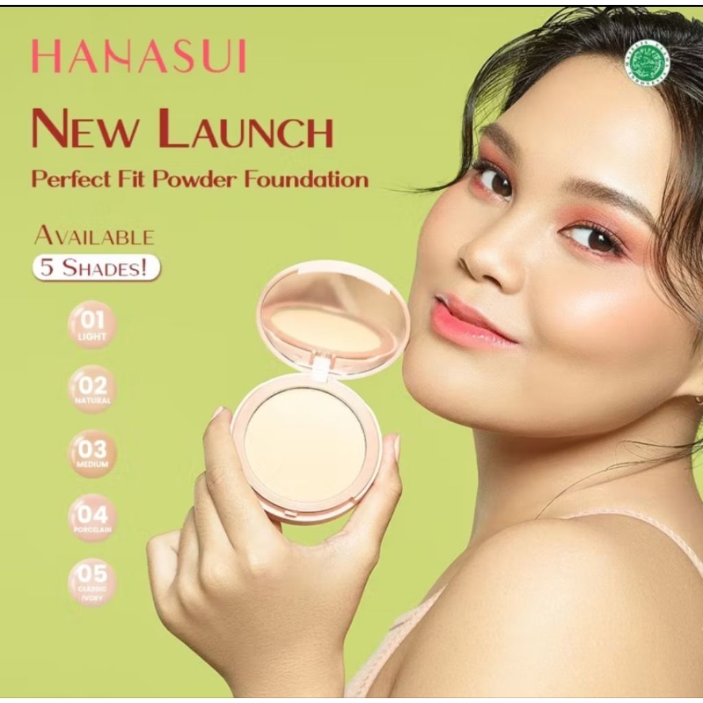 Hanasui Bedak Padat 02 (Natural)