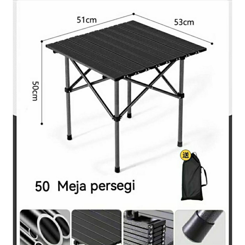 meja lipat camping meja lipat outdoor meja lipat portable/camping outdoor MI