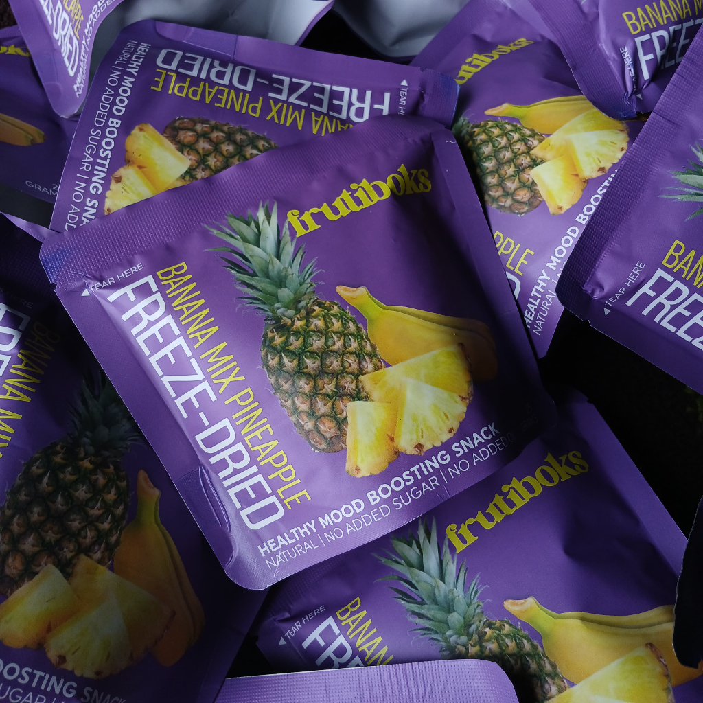 

Frutiboks Snack Buah Sehat Lokal | Pisang & Nanas Kering Freeze Dried | Produk UMKM Kalimantan