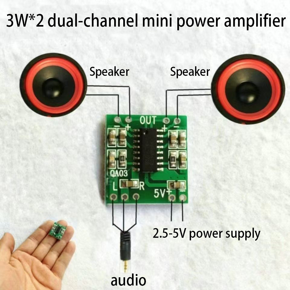 Kit Modul Mini 5V Digital Amplifier Class D