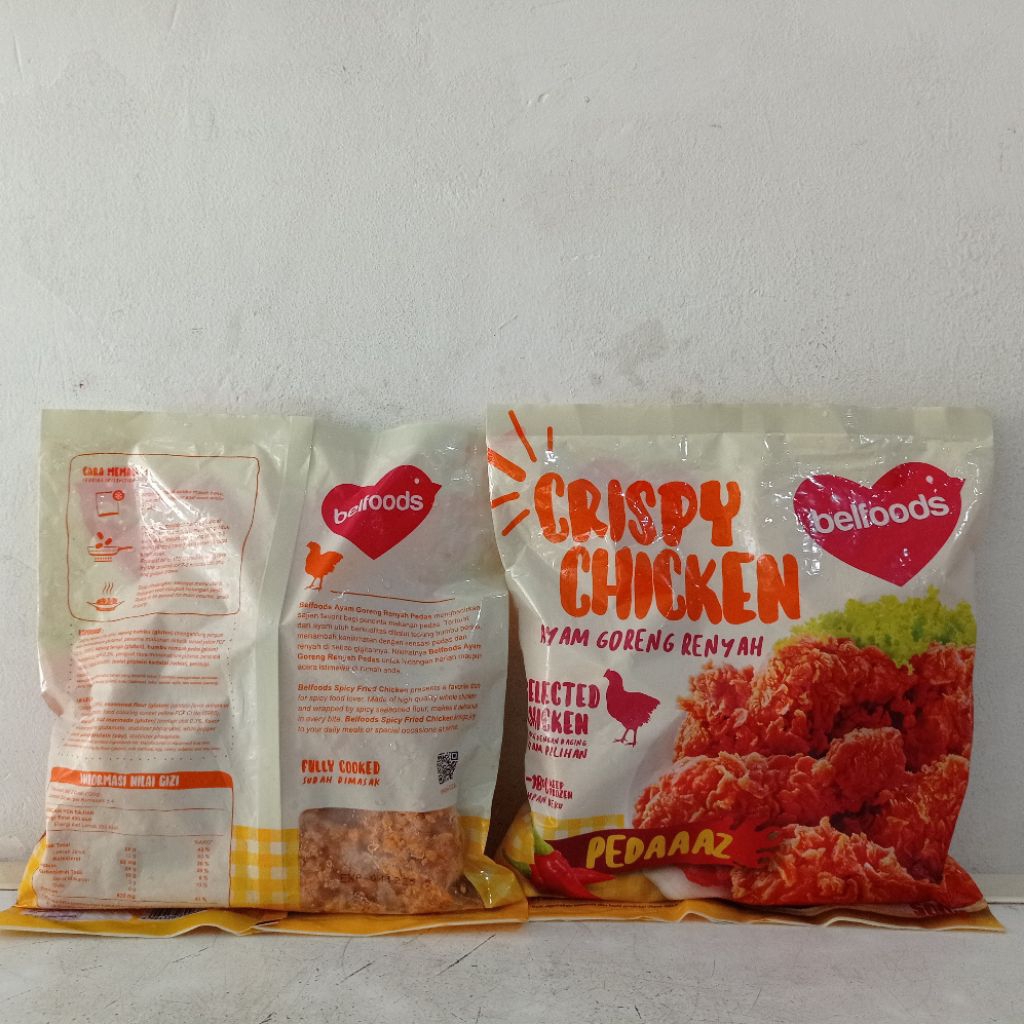 

Belfoods crispy chicken pedas 500 gram | ayam goreng pedas