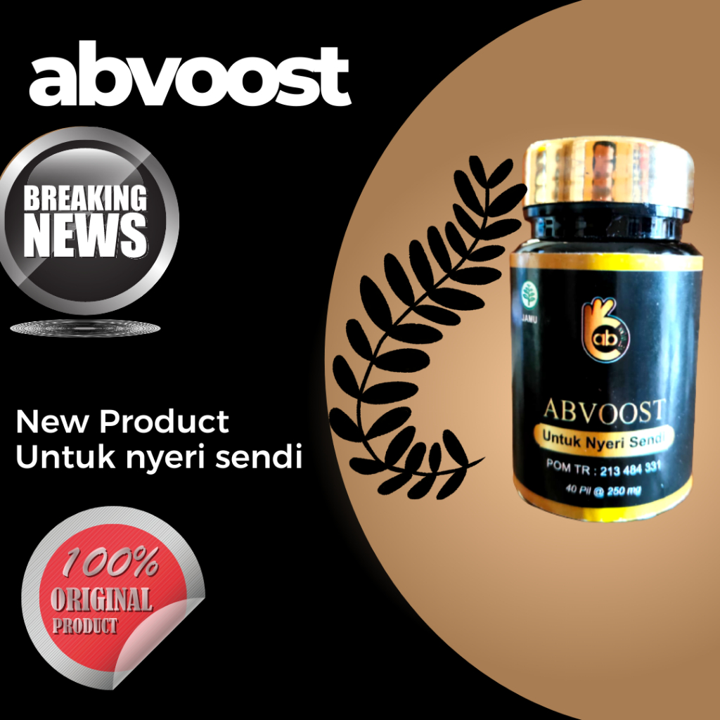 Abvoost 1 Botol isi 40 Pil Hitam Ajaib Terbaik Original