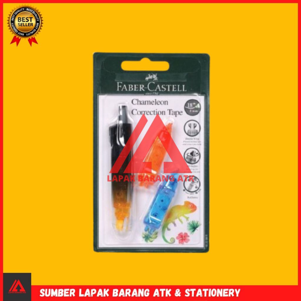 

Faber-Castell Correction tape + 2 Refill / Tip-eX