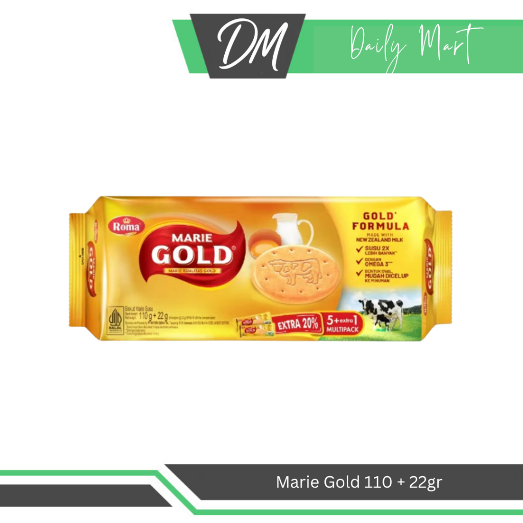 

Roma Marie Gold 110 + 22gr - Biskuit Enak Murah Bergizi