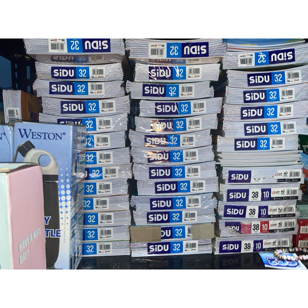 

Buku Tulis Sidu isi 38Lembar atau isi 32 Lembar