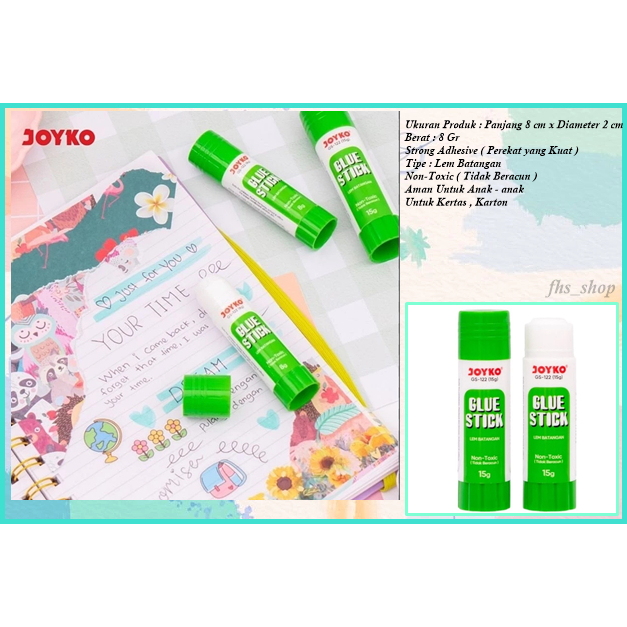 

Glue Stick batik Lem Batang Batik Joyko GS-122 8 Gr (Lebih Rekat)