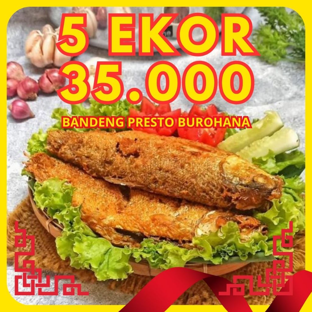 

bandeng presto Cengkareng 5 ekor