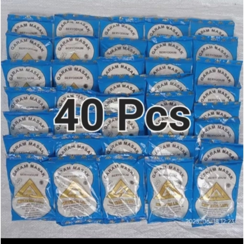 

Paket Garam Masak 1 Ball Isi 40 Pcs Beryodium / Garam Masak Halus Beryodium